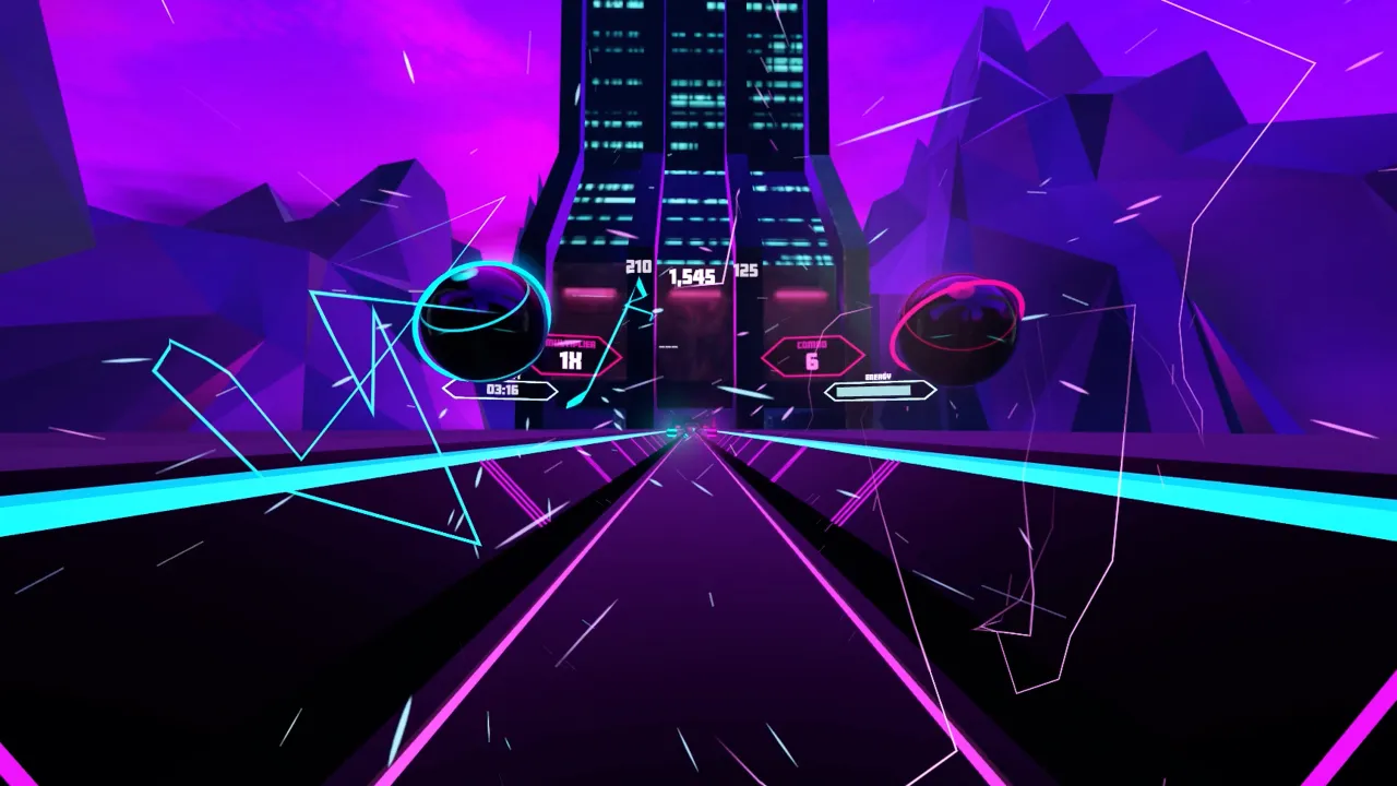Synth Riders Gameplay Screenshot