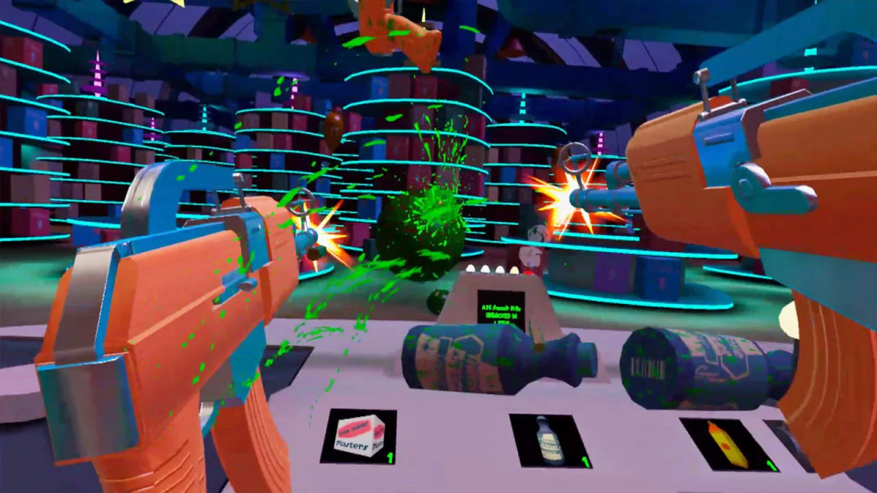 Shooty Fruity VR Gameplay Screenshot