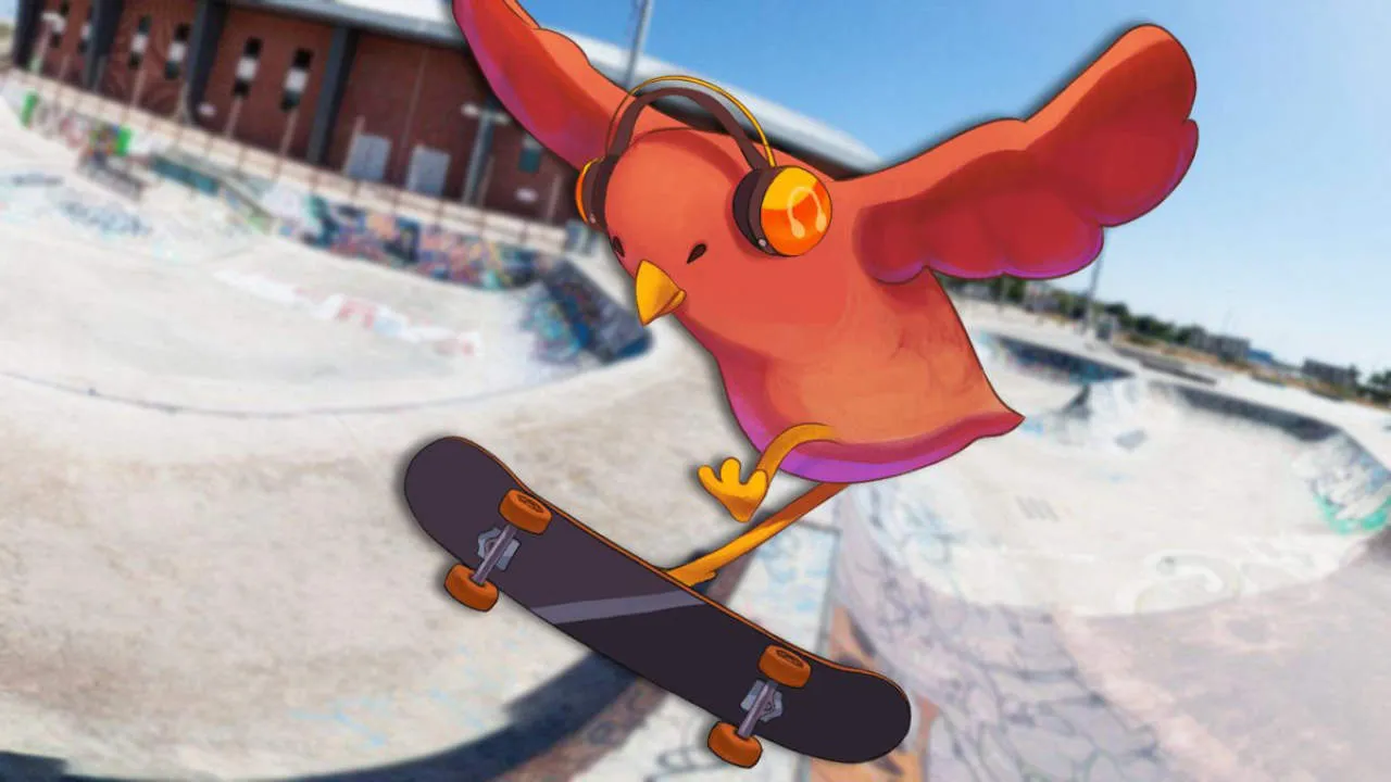 SkateBIRD Gameplay Screenshot
