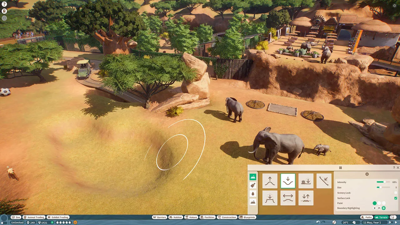 Planet Zoo Gameplay Screenshot