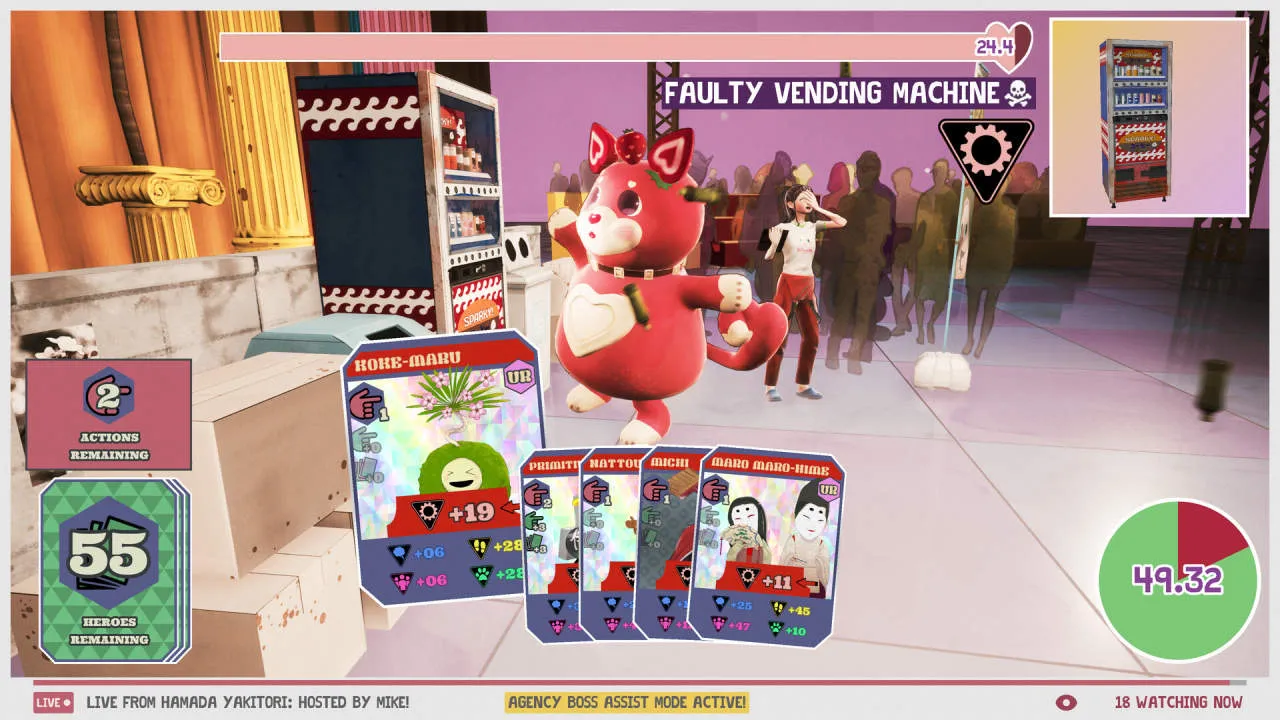 Promise Mascot Agency Gameplay Screenshot