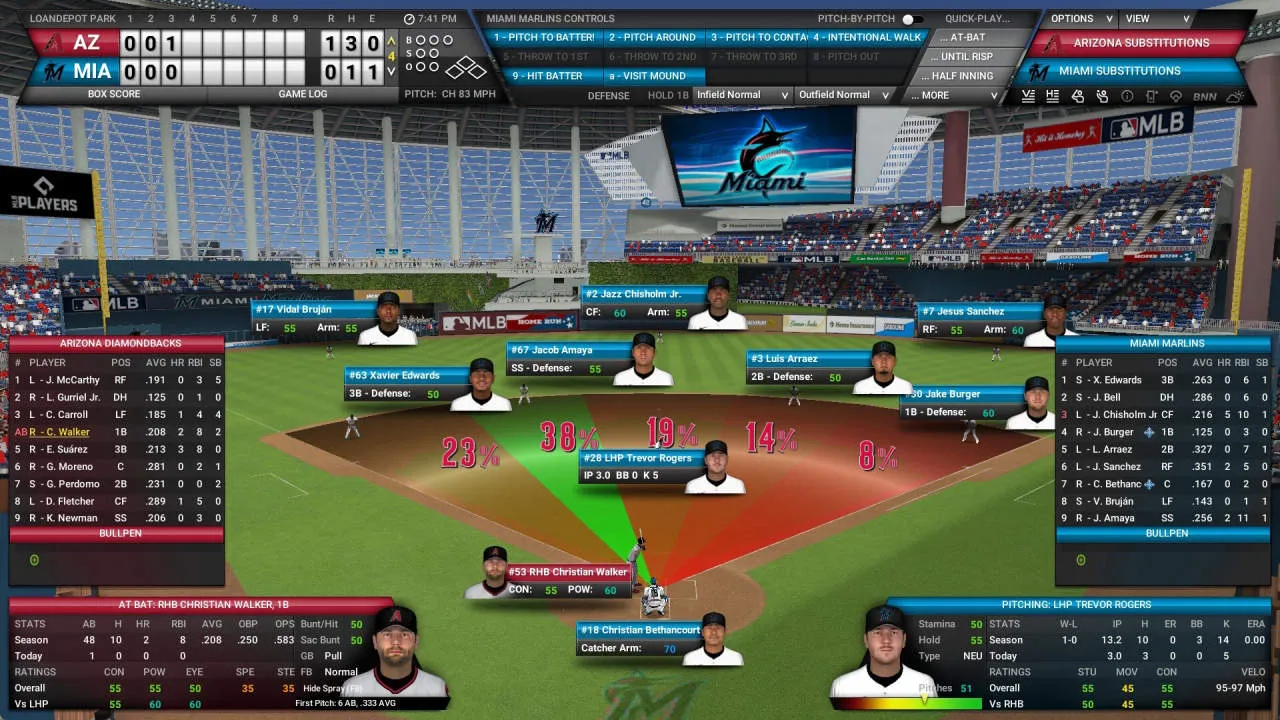 Out of the Park Baseball 25 Gameplay Screenshot