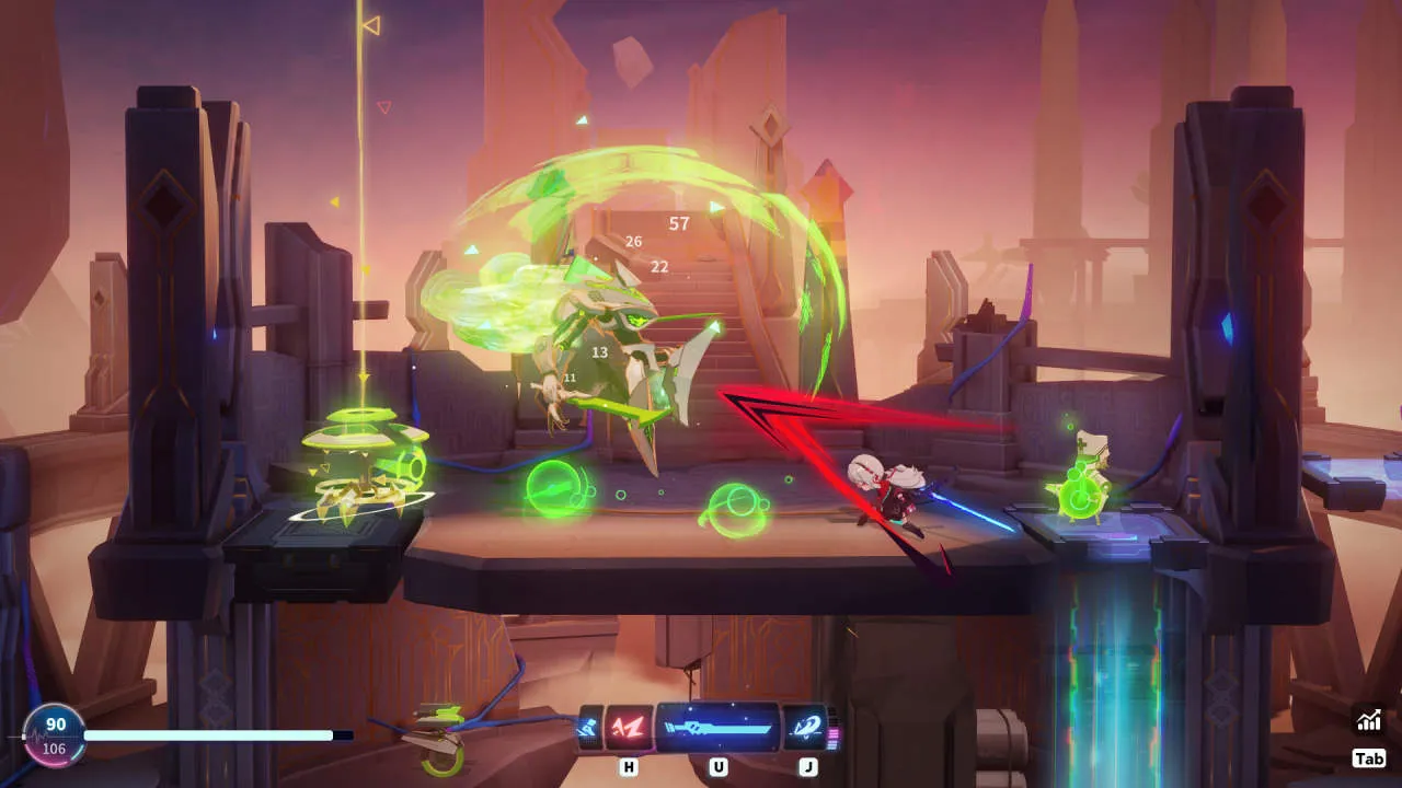 Neon Echo Gameplay Screenshot