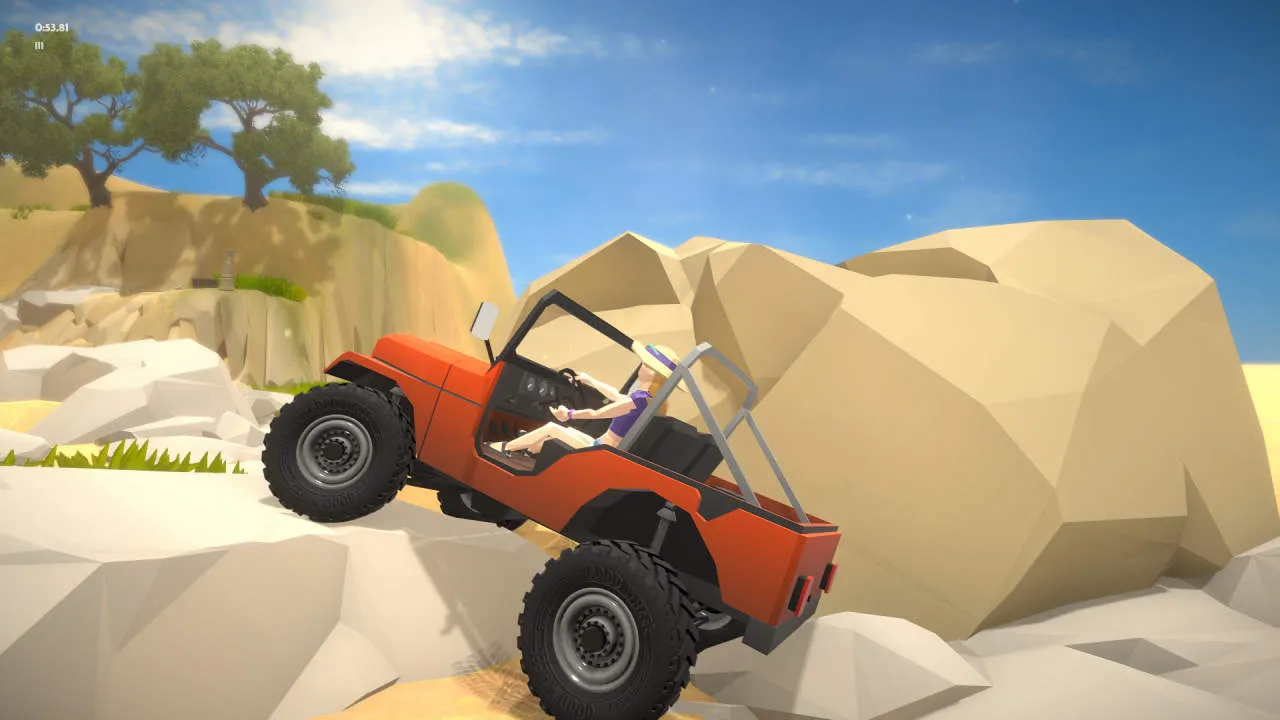 Offroad Horizons: Arcade Rock Crawling Gameplay Screenshot