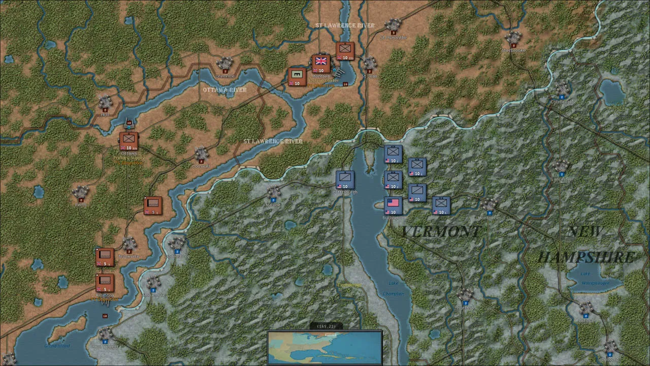 Strategic Command: American Civil War Gameplay Screenshot