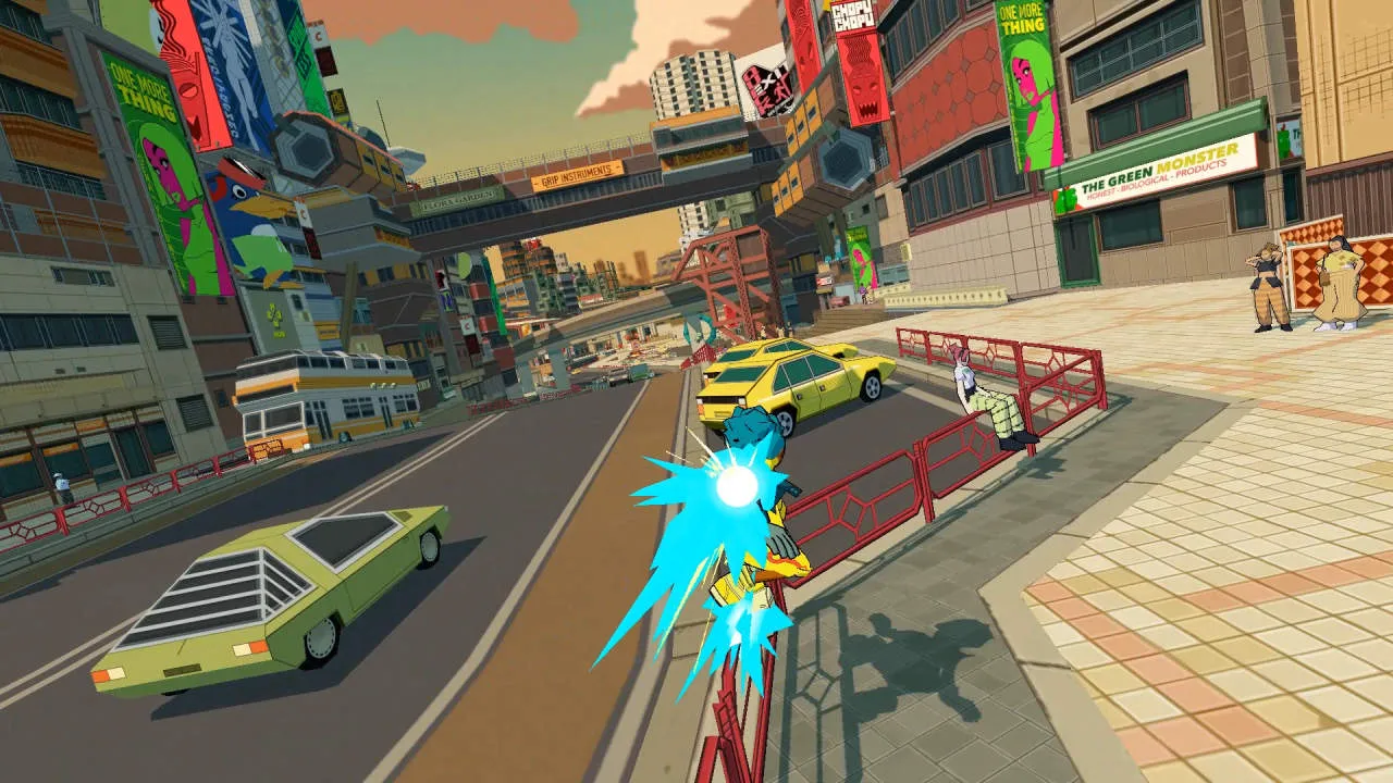 Bomb Rush Cyberfunk Gameplay Screenshot