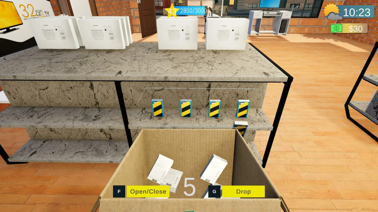 Tech Store Simulator Gameplay Screenshot
