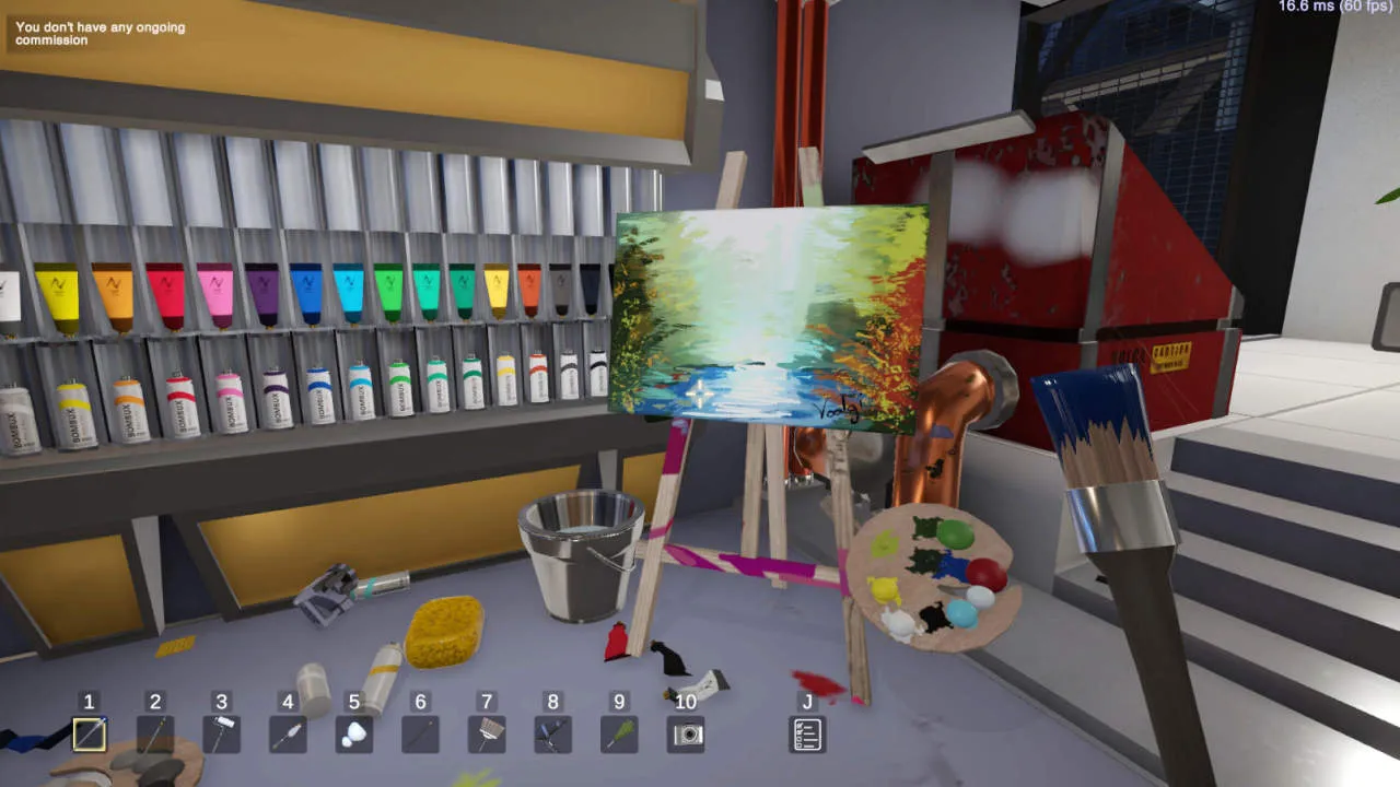 Painter Simulator Gameplay Screenshot
