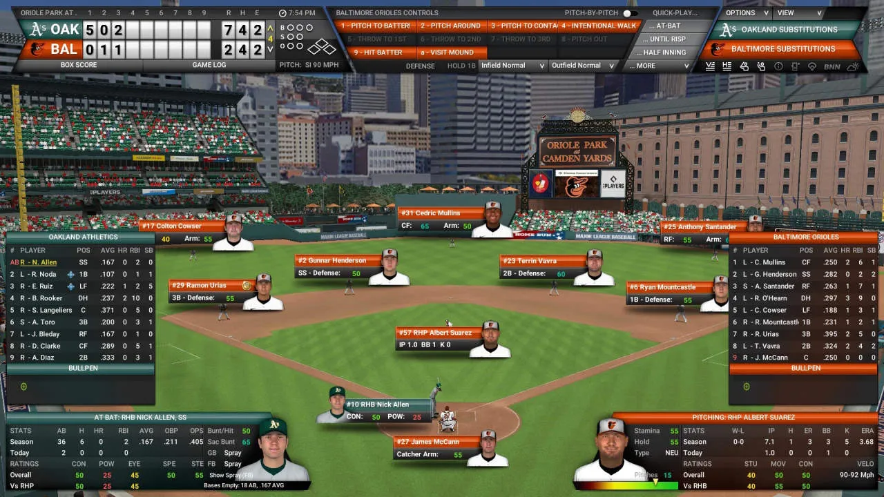 Out of the Park Baseball 25 Gameplay Screenshot