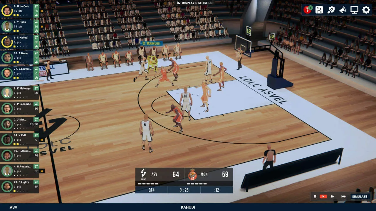 Pro Basketball Manager 2023 Gameplay Screenshot