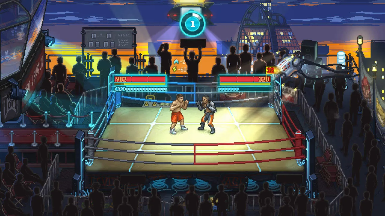 Punch Club 2: Fast Forward Gameplay Screenshot