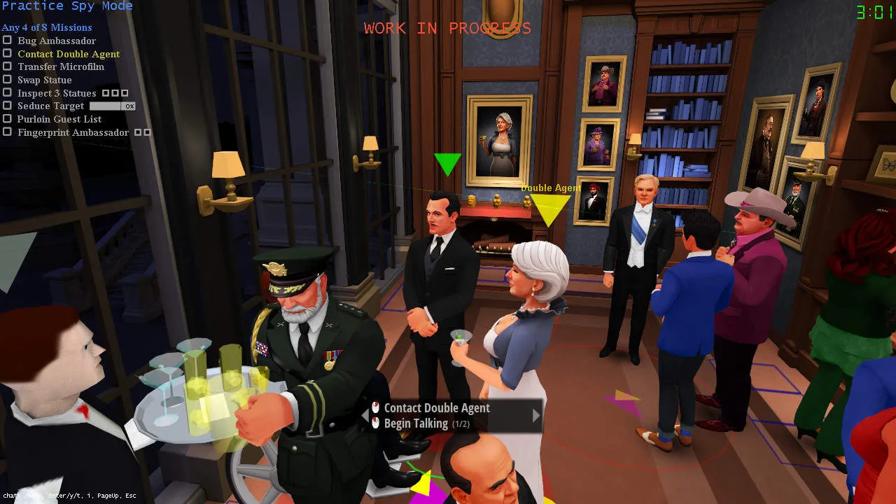 SpyParty Gameplay Screenshot