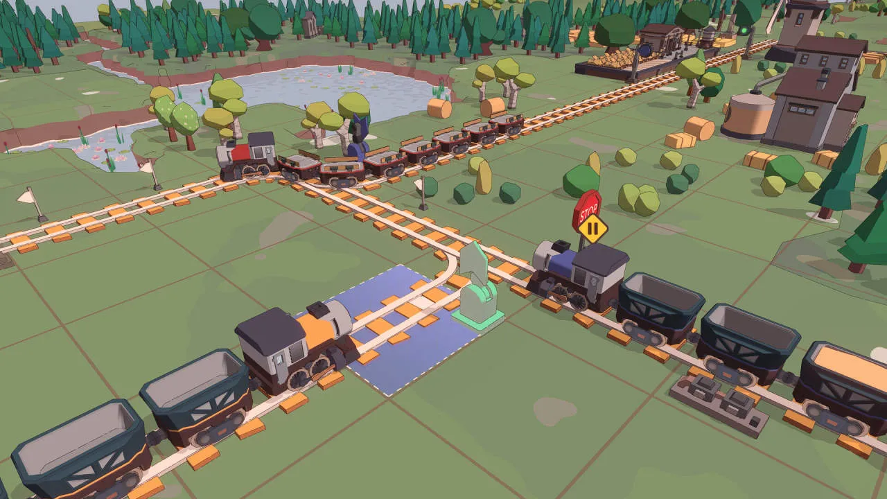 Super Loco World – Cozy Train Automation Gameplay Screenshot