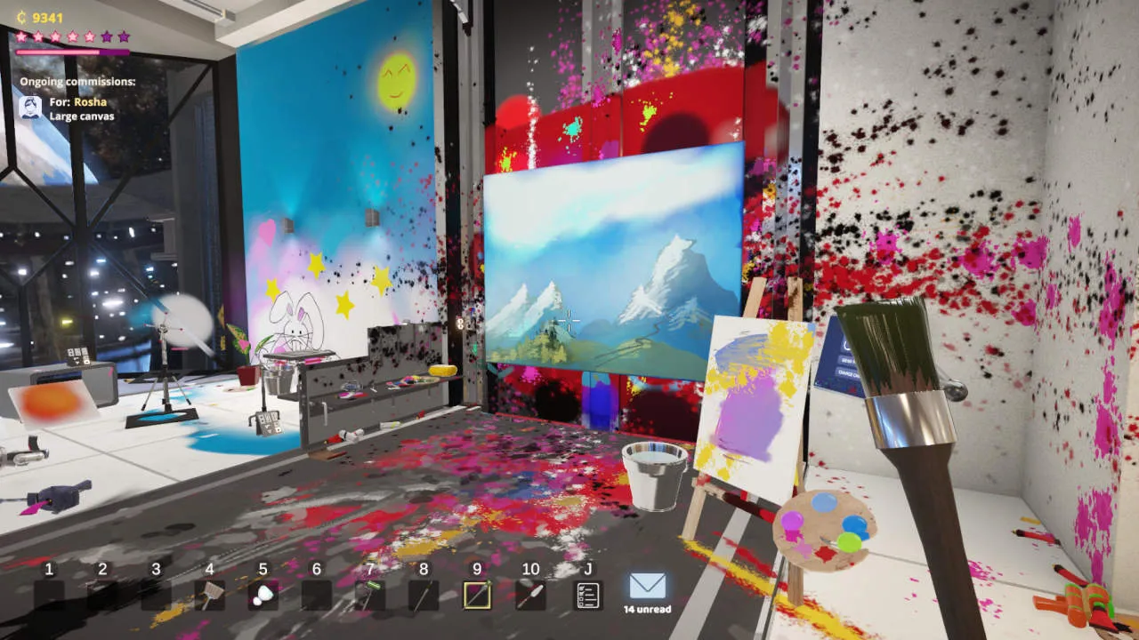 SuchArt: Genius Artist Simulator Gameplay Screenshot
