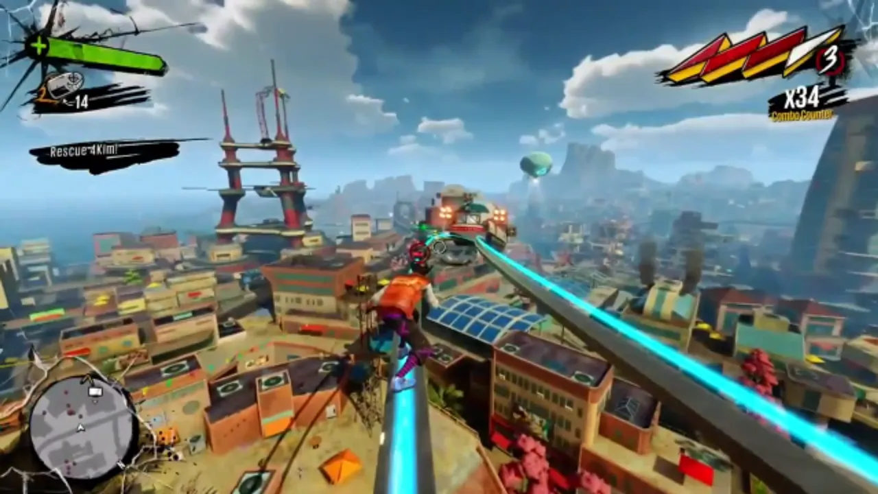 Sunset Overdrive Gameplay Screenshot
