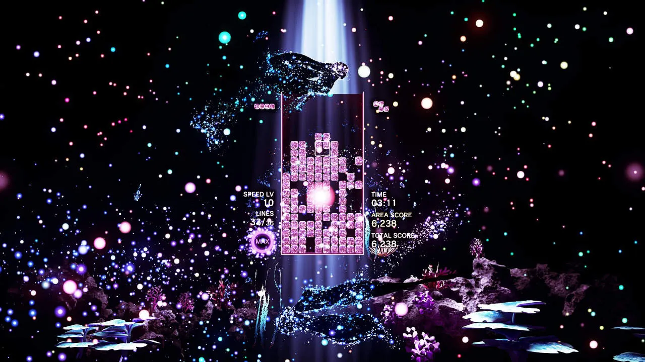 Tetris Effect Gameplay Screenshot