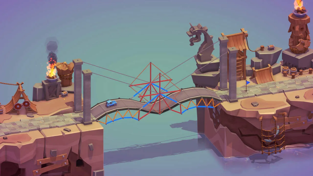 Poly Bridge 3 Gameplay Screenshot