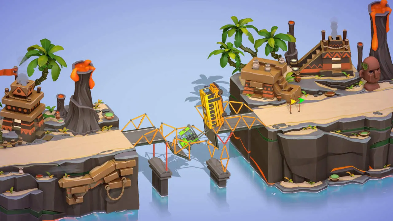 Poly Bridge 3 Gameplay Screenshot