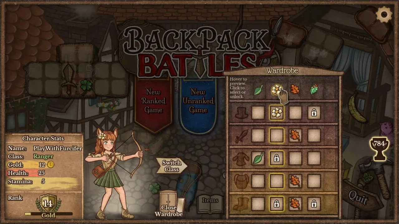 Backpack Battles Gameplay Screenshot