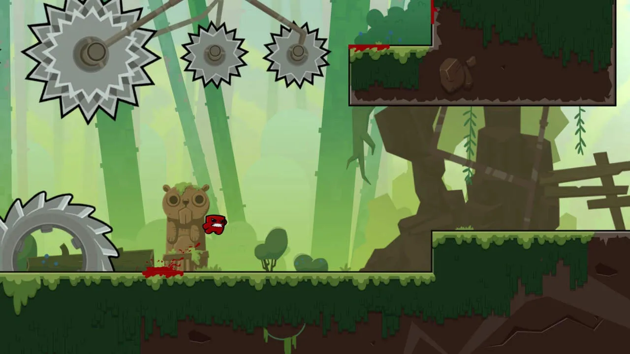 Super Meat Boy Gameplay Screenshot