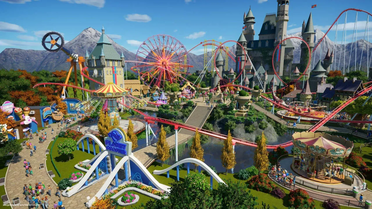 Planet Coaster Gameplay Screenshot
