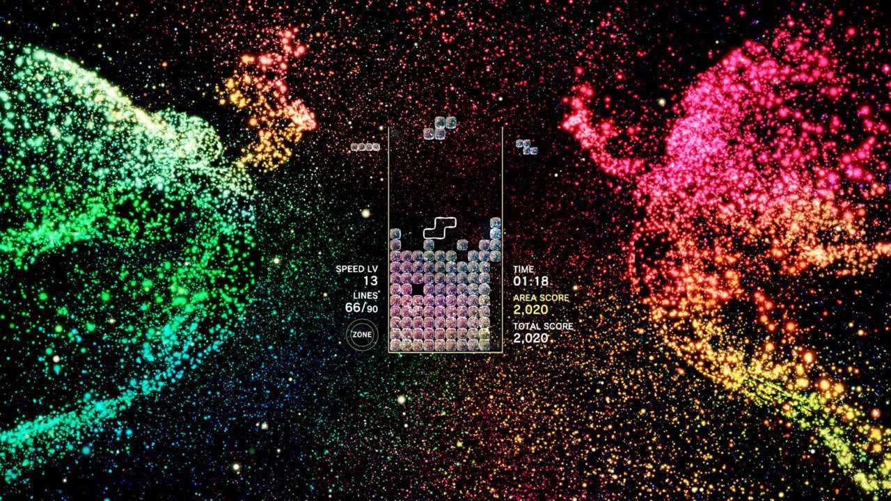 Tetris Effect Gameplay Screenshot